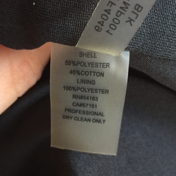 Macy's little black dress envelope back textured zebra fabric pockets - Picture 8 of 8